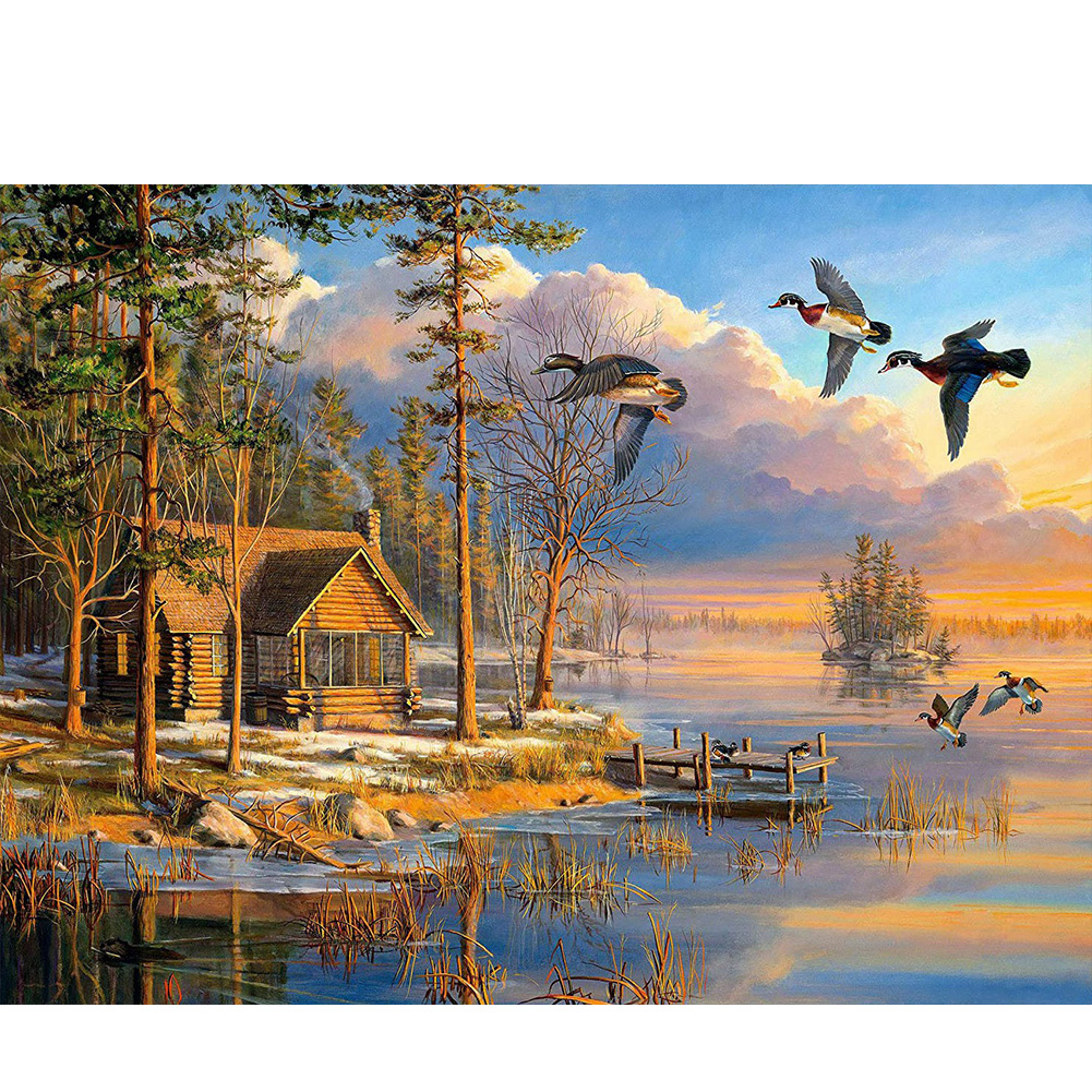 Lake Landscape - Round Drill Diamond Painting - 40*30CM, Round diamond 40*30cm, 501 Original
Lake Landscape - Round Drill Diamond Painting - 40*30CM, Round diamond 40*30cm, 501 Original