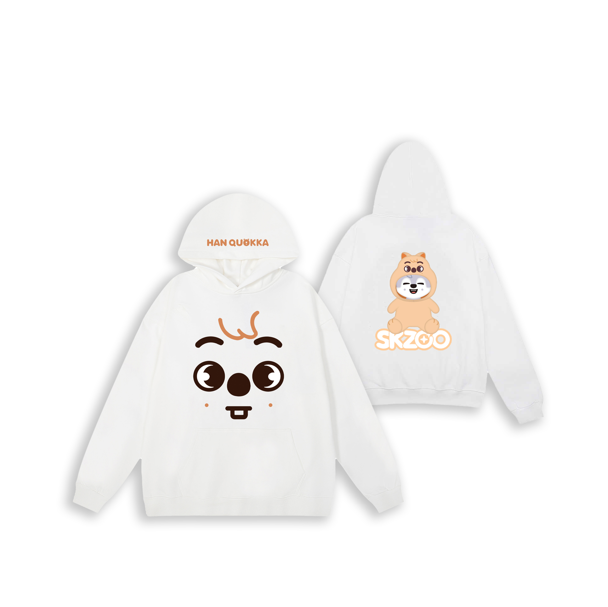 SKZOO 服 HAN QUOKKA ハンクォッカ LoveSTAY SKZ-X Stray Kids Merch SKZOO Han Quokka Hoodie | SKZ Logo