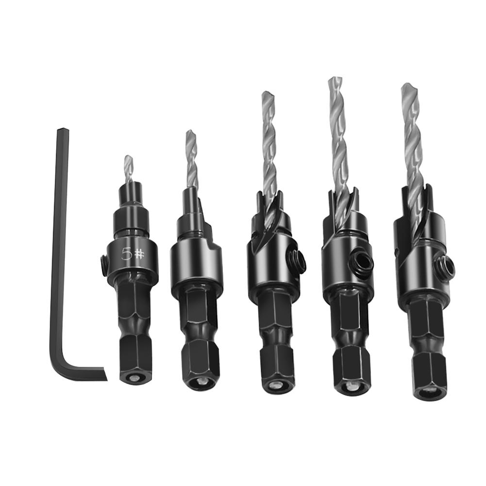 1/4 inch Hex Shank Countersink Drill Woodworking Drill Bit Drilling Set, 501 Original
1/4 inch Hex Shank Countersink Drill Woodworking Drill Bit Drilling Set, 501 Original