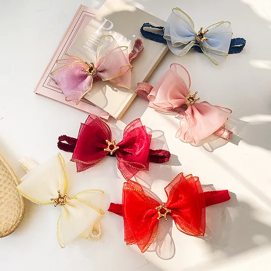 Baby Girl Cute Tiara Bow Hairband
