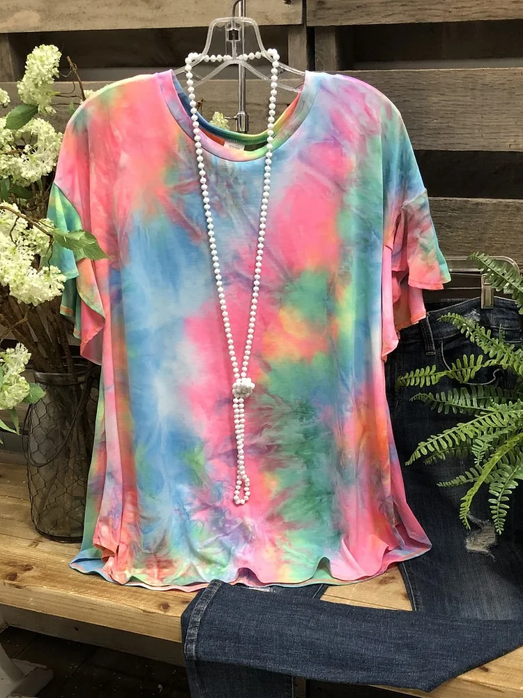 Bestdealfriday Color Casual Cotton Blend Shirts Tops 8899207