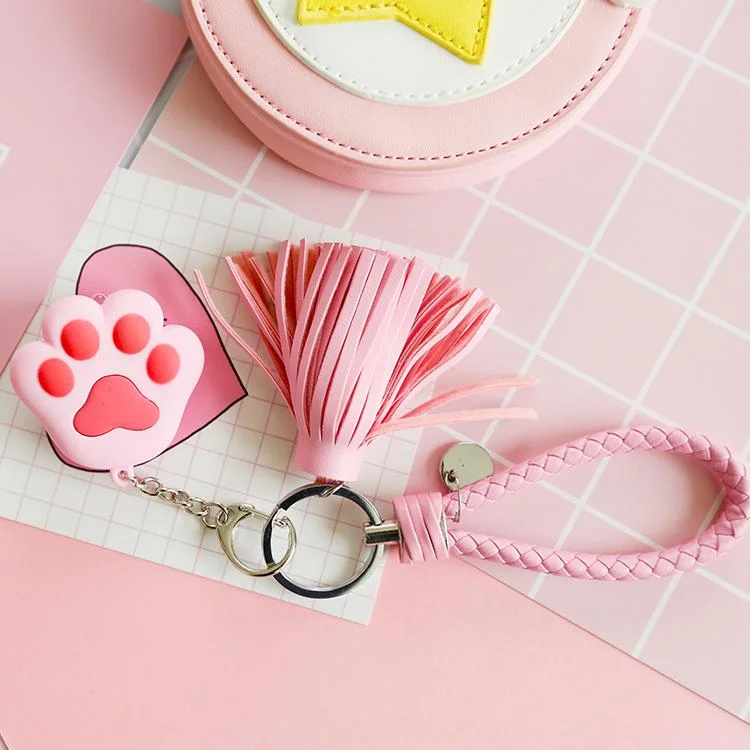 Kawaii Cat Paw Charm Keychain SP1711208