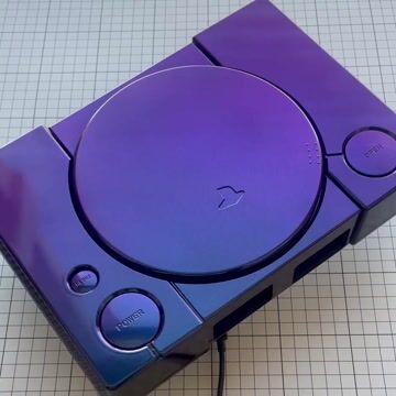 PS1 Replacement Shell - Green&Blue&Purple