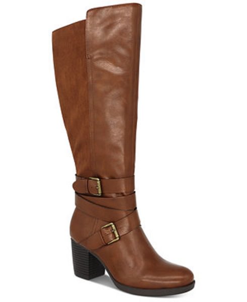 Style & Co Jomaris Block-Heel Boots Women's Shoes Beige Size 5 M - Life is Beautiful for You - SheChoic