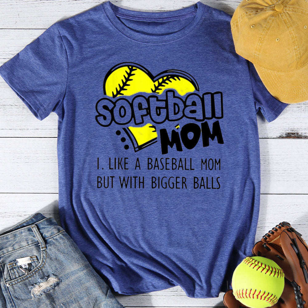 Softball Mom T-shirt Tee -013412-Guru-buzz