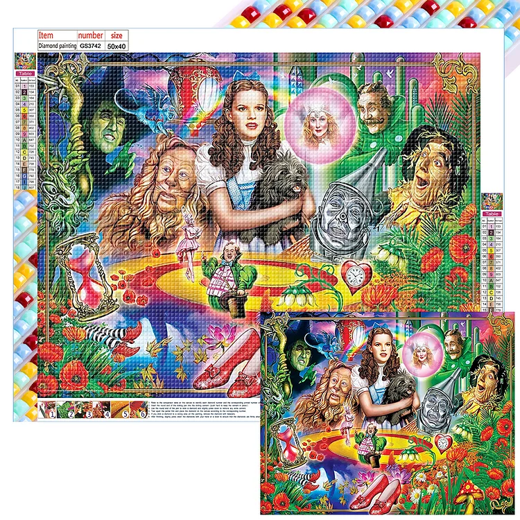 The Wizard Of Oz 50*40CM (Canvas) Full Square Drill Diamond Painting gbfke