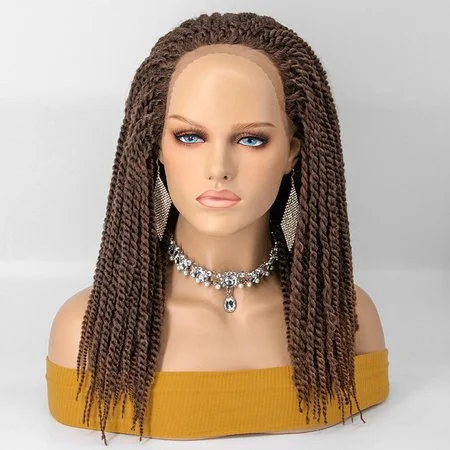 WEQUEEN Reggae Twisted Medium Braids Lace Front Wig Pre-plucked