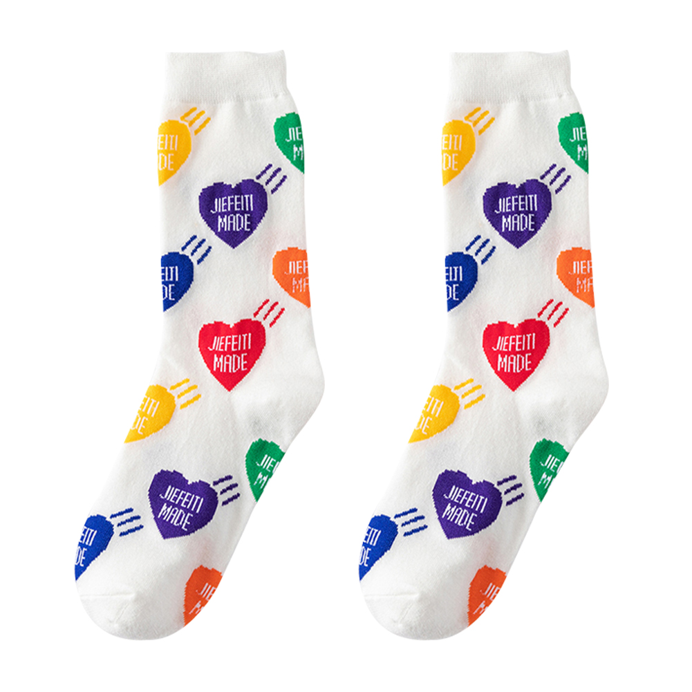 Casual Colorful Love Women Calf Length Socks Hip Hop Street Pile Heap Socks, 501 Original
Casual Colorful Love Women Calf Length Socks Hip Hop Street Pile Heap Socks, 501 Original