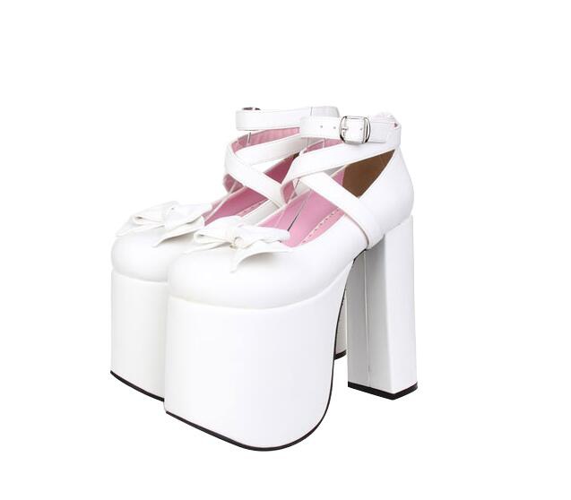 TAAFO Woman Girl Shoes Lady High Heels Pumps Women Princess Dress Party Shoes 34-47 15cm