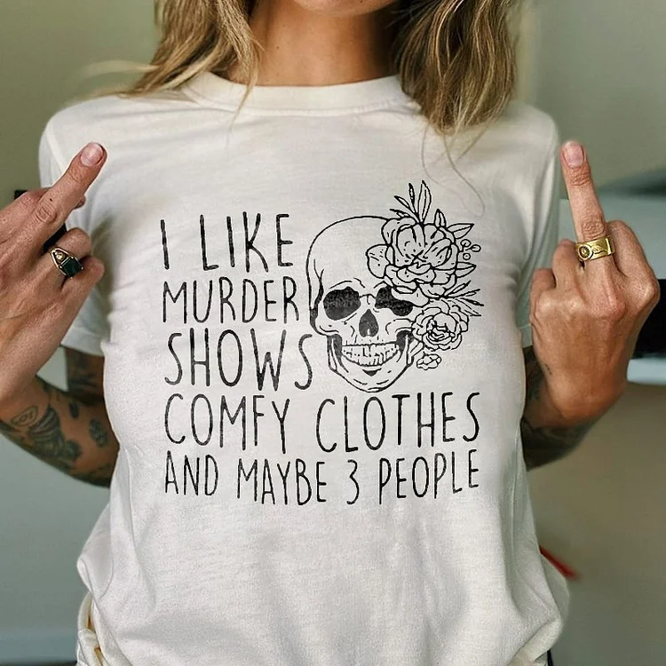 Personalized Slogan Print Fashion Casual Women's T-Shirt