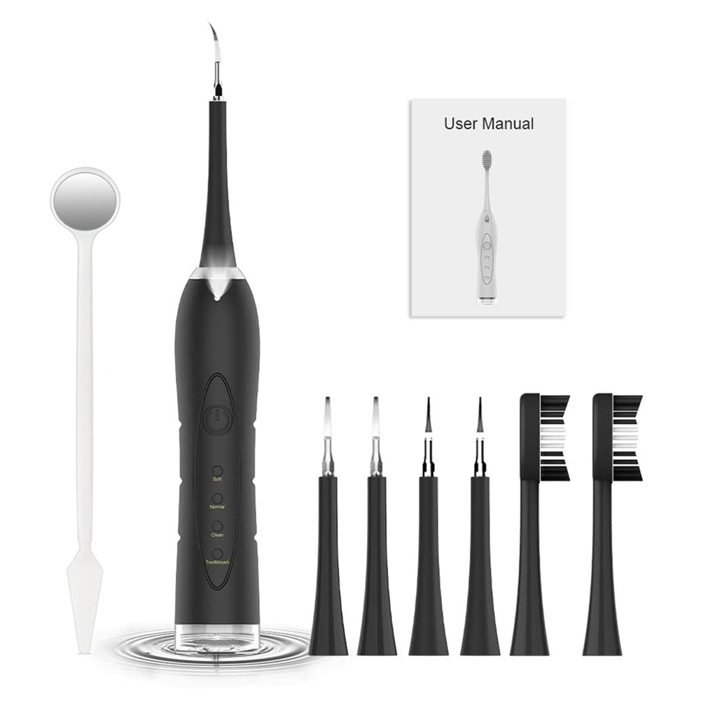 Portable Sonic Electric Toothbrush with 3 Modes Cordless USB Tooth Cleaner, Black, 501 Original
Portable Sonic Electric Toothbrush with 3 Modes Cordless USB Tooth Cleaner, Black, 501 Original