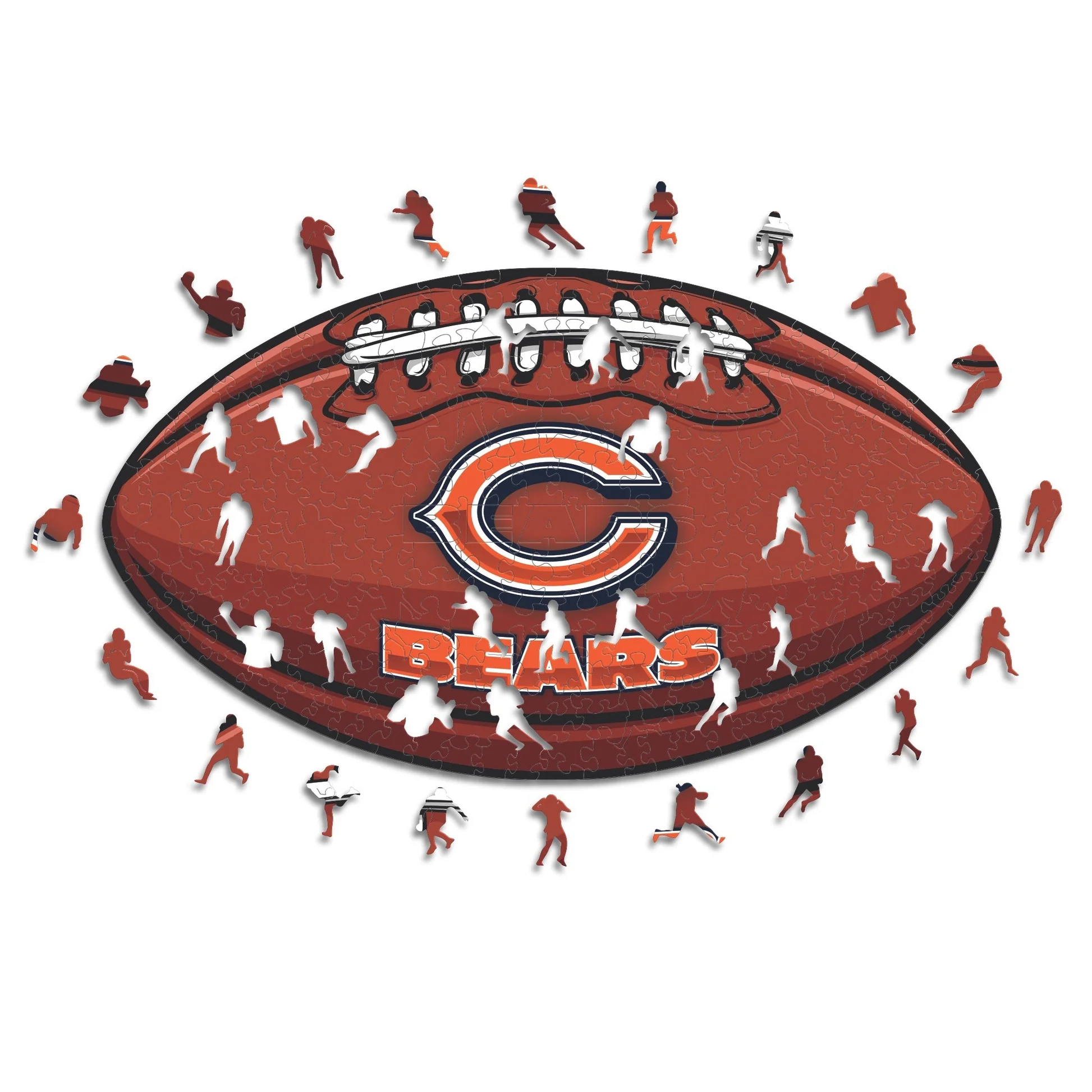 Chicago Bears Wooden Puzzle