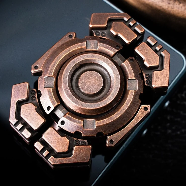 MACKIE Fingertip Gyro Titanium Copper EDC Decompression Toys