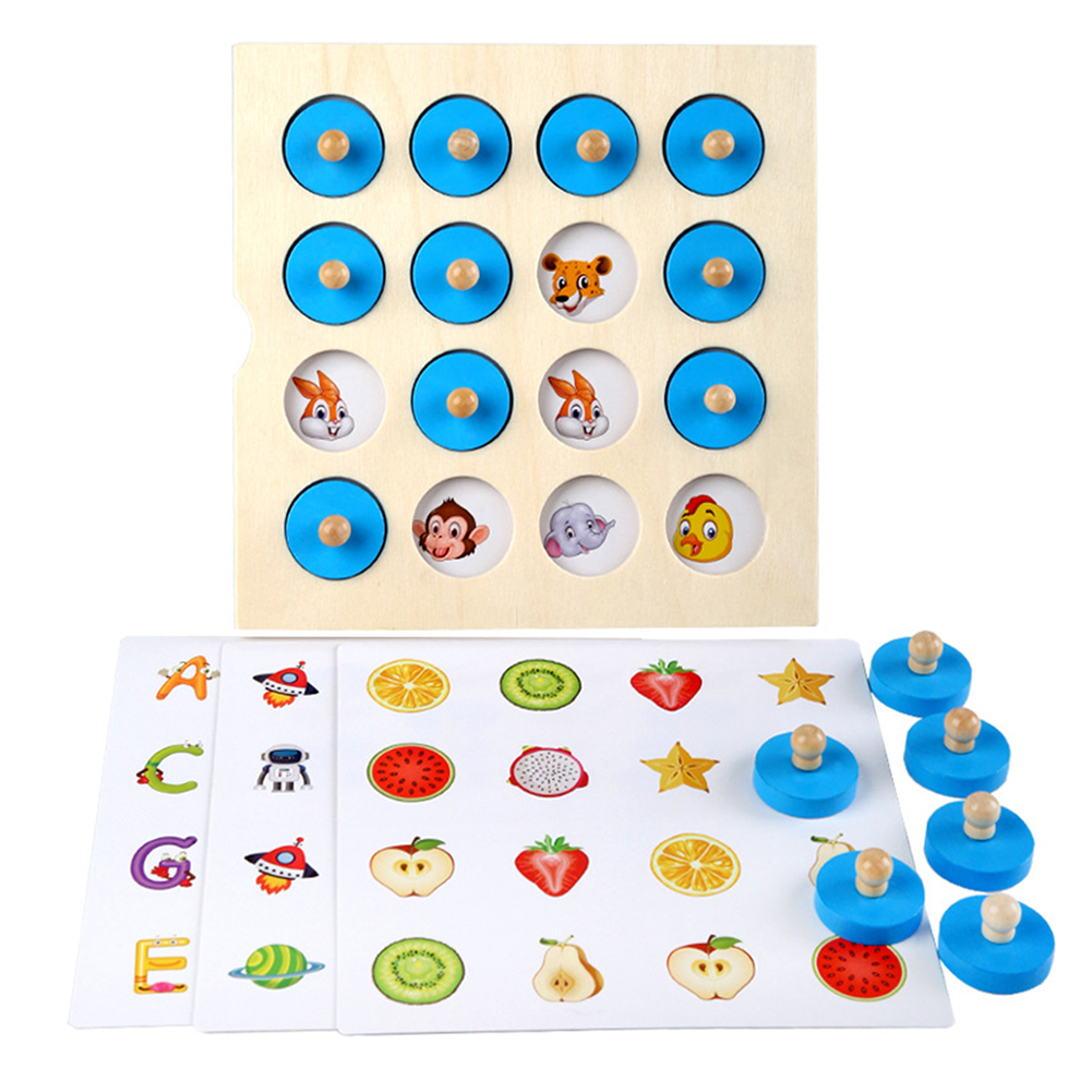 Wooden Memory Chess Puzzle Game Montessori Toy For Kids Early Education, 501 Original
Wooden Memory Chess Puzzle Game Montessori Toy For Kids Early Education, 501 Original