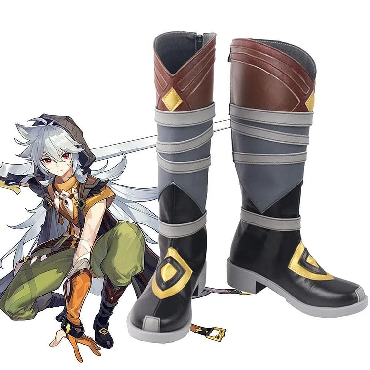 Razor Brown Shoes Cosplay Boots CC0261