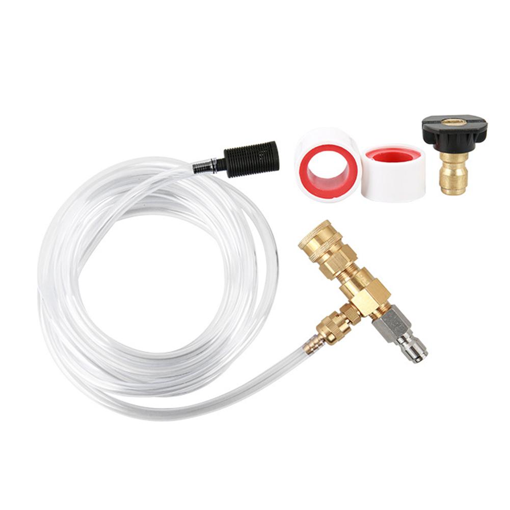 High Pressure Spray 3/8 inch Quick-Connect Male Female Foam Nozzle Adapter, 501 Original
High Pressure Spray 3/8 inch Quick-Connect Male Female Foam Nozzle Adapter, 501 Original