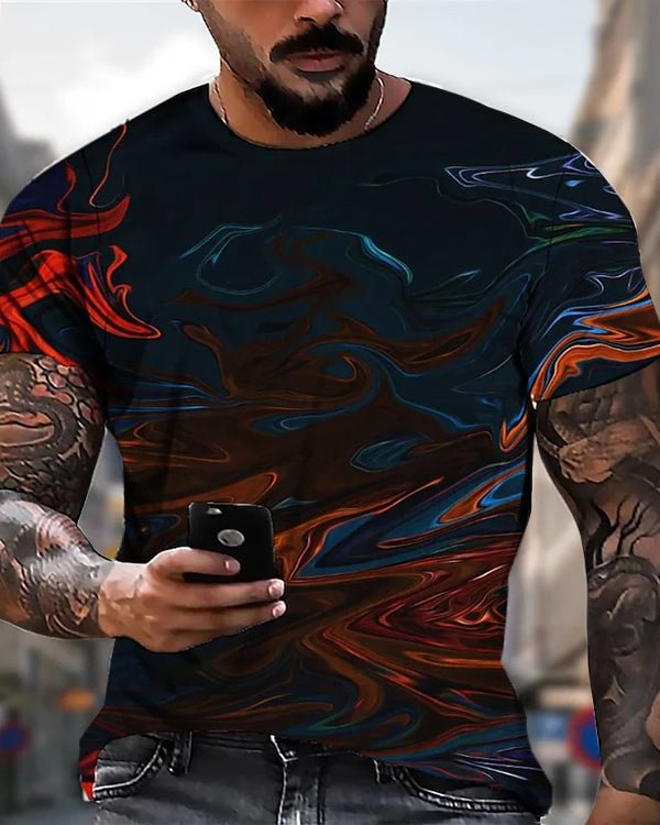 Men's Cotton Blends Casual Short Sleeve Shirts & Tops - Chicaggo