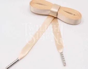 pornhint Pornhint Satin ribbon corset lacing, 10mm/ 15mm double faced satin ribbon, replacement lacing, lacing tipped with metal aglets -OAT-