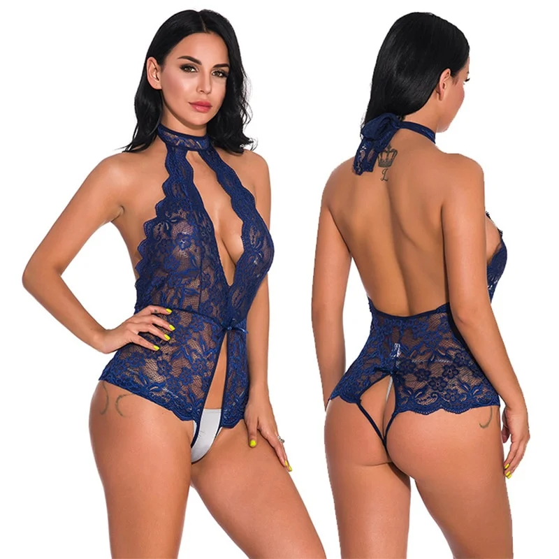 Billionm Porn Lingerie For Women Lace Crotchless Sexy Dress See Through