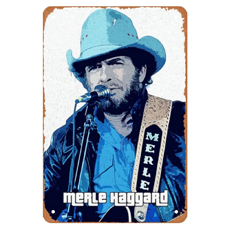 Merle Haggard - Vintage Tin Signs/Wooden Signs - 20*30cm/30*40cm