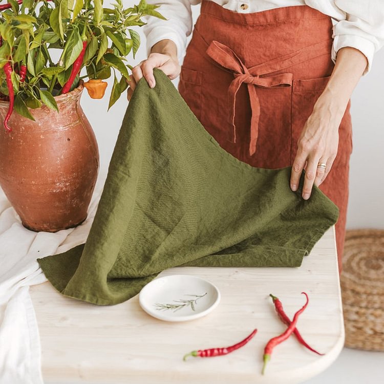 Washable Linen Napkins-ChouChouHome