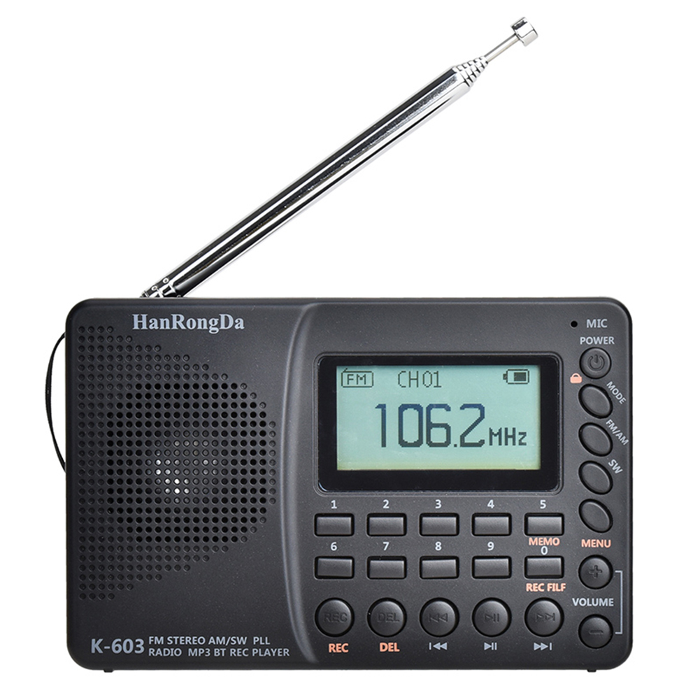 AM FM SW Portable Radio USB Digital Rechargeable Music Player for TF Card, 501 Original
AM FM SW Portable Radio USB Digital Rechargeable Music Player for TF Card, 501 Original