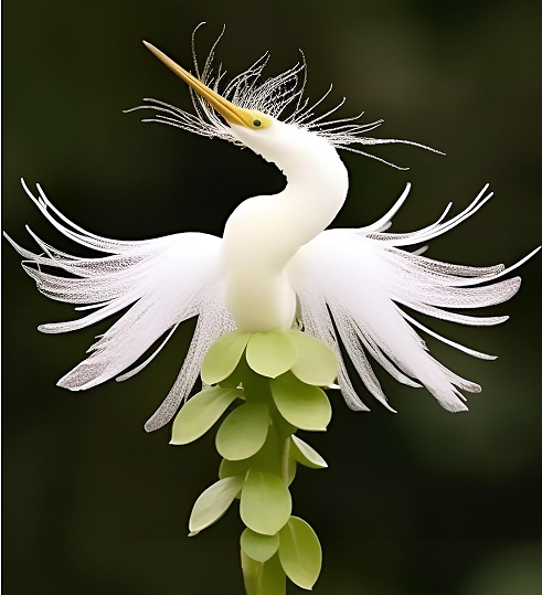 Egret Orchid Flower-Purity And Elegance-Flower Seeds