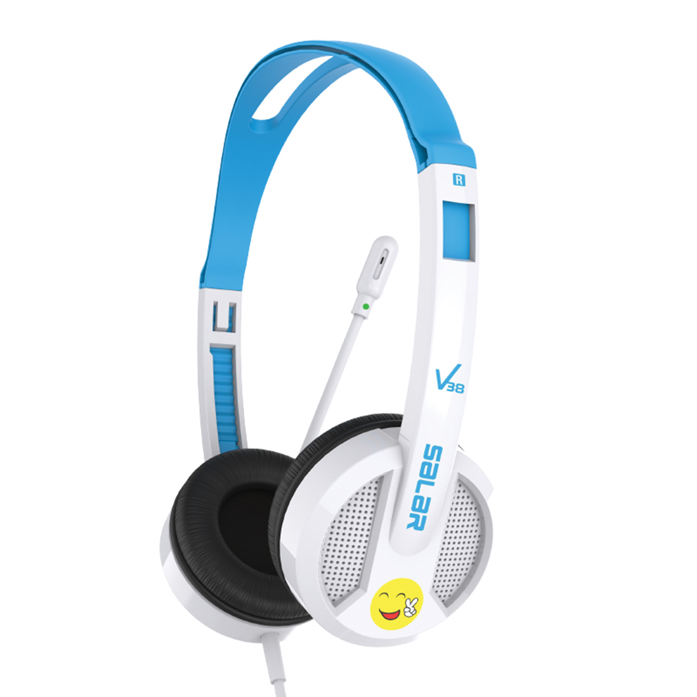 Salar V38 3.5mm Wired Headset Learning Online Teaching Students Headphone, Blue, 501 Original
Salar V38 3.5mm Wired Headset Learning Online Teaching Students Headphone, Blue, 501 Original