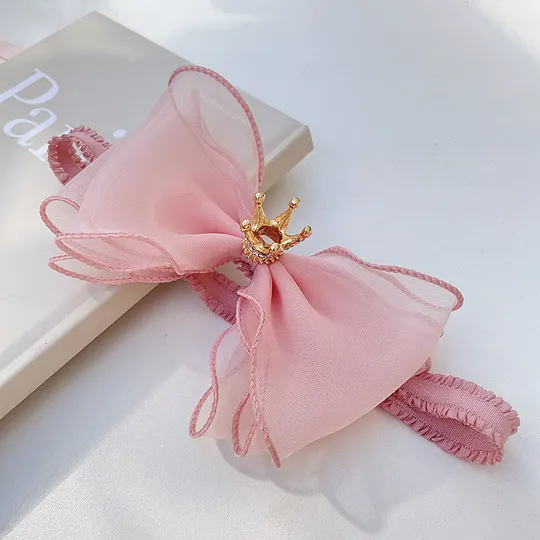 Baby Girl Cute Tiara Bow Hairband