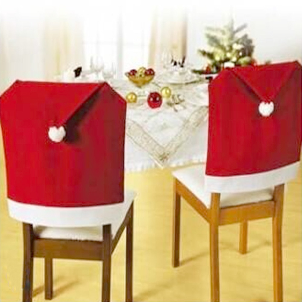 Santa Claus Cap Chair Cover Christmas Dinner Table Red Hat Chair Back Cover, 501 Original
Santa Claus Cap Chair Cover Christmas Dinner Table Red Hat Chair Back Cover, 501 Original