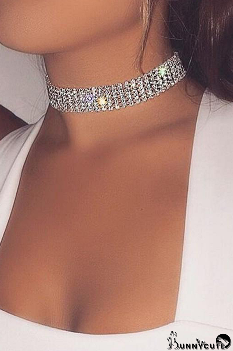 Fashion Sexy Hot Drilling Split Joint Necklaces