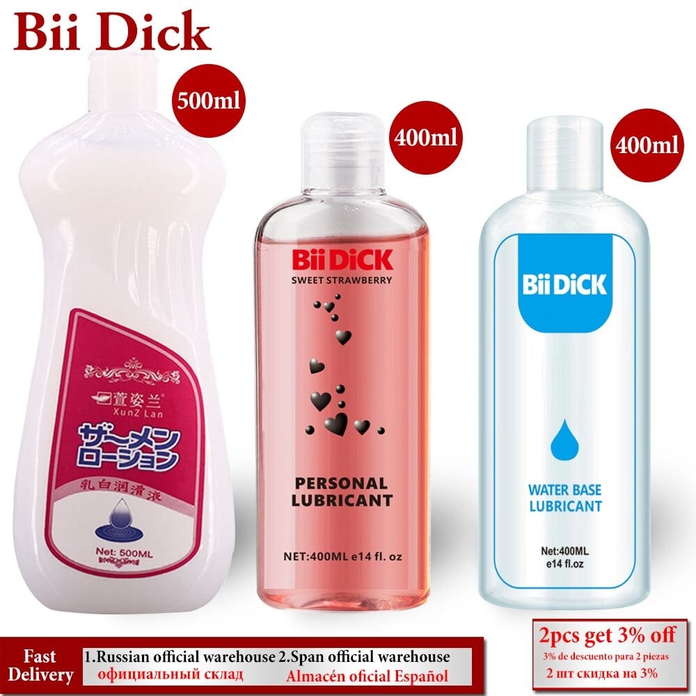 Hot 500 ML Sex Lubricants Water-Based Lube Anal lubrication Japan Lubricant  Vaginal Gel Oil For Women Men Gay Adults18 Sex Toys