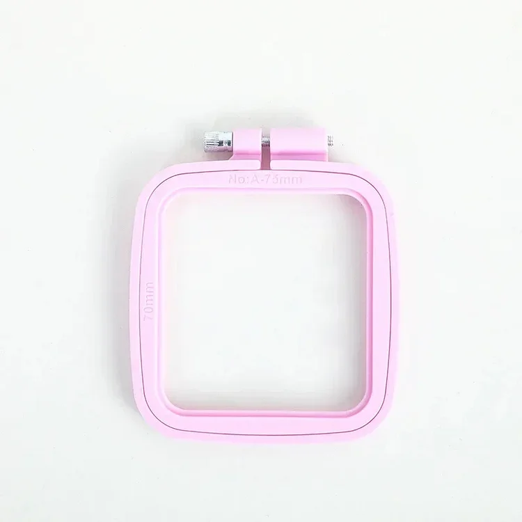 Square Embroidery Hoop Plastic Cross Stitch Hoop DIY Craft Sewing