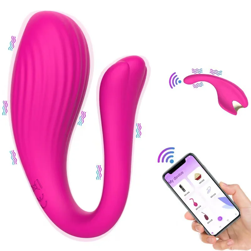 App Remote Control U-shaped Wearable Panty Vibrator Rosetoy Official