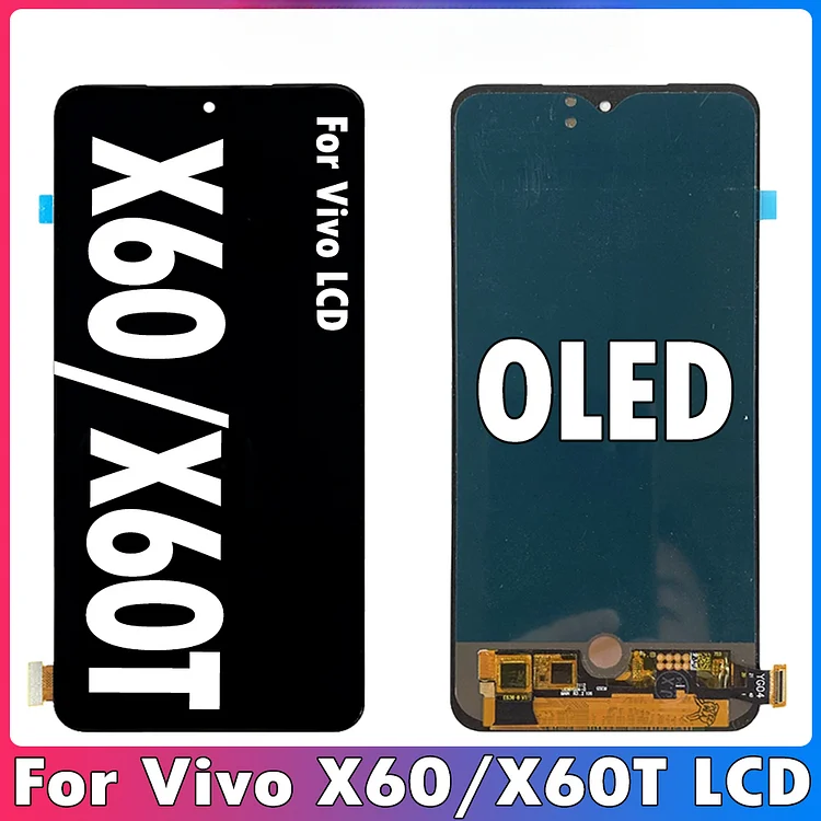 OLED 6.56" For Vivo X60 V2045 V2046A LCD Display Touch Screen Digitizer Assembly For VIVO X60T V2085A LCD Repair Parts