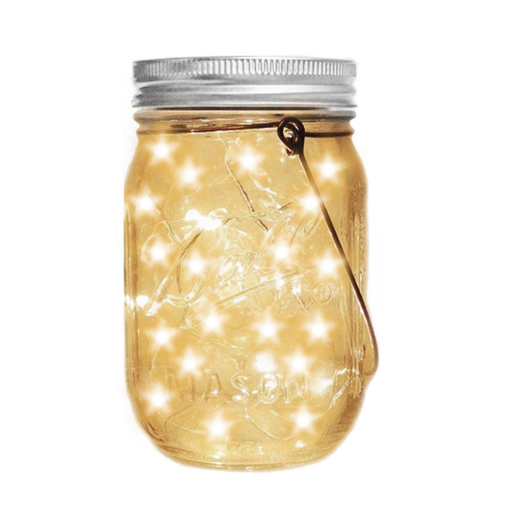 LED Solar Mason Jar Lights Glass Bottle Star Fairy String Hanging Lamp (B), 501 Original
LED Solar Mason Jar Lights Glass Bottle Star Fairy String Hanging Lamp (B), 501 Original