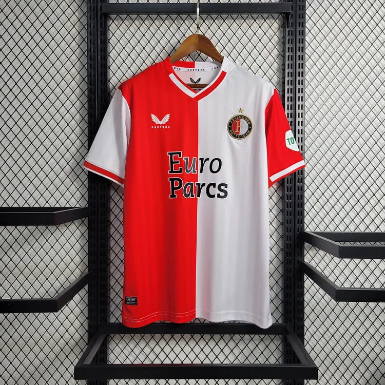 Feyenoord Rotterdam Home Shirt Kit 2023-2024
