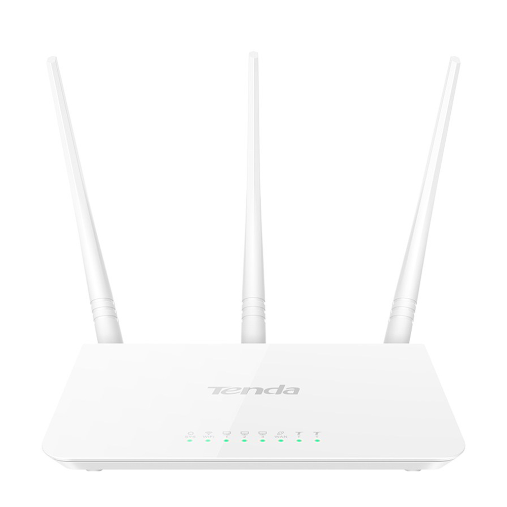 Tenda F3 2.4G Wireless WiFi Router 300M Wireless Extender with 3x Antennas, 501 Original
Tenda F3 2.4G Wireless WiFi Router 300M Wireless Extender with 3x Antennas, 501 Original