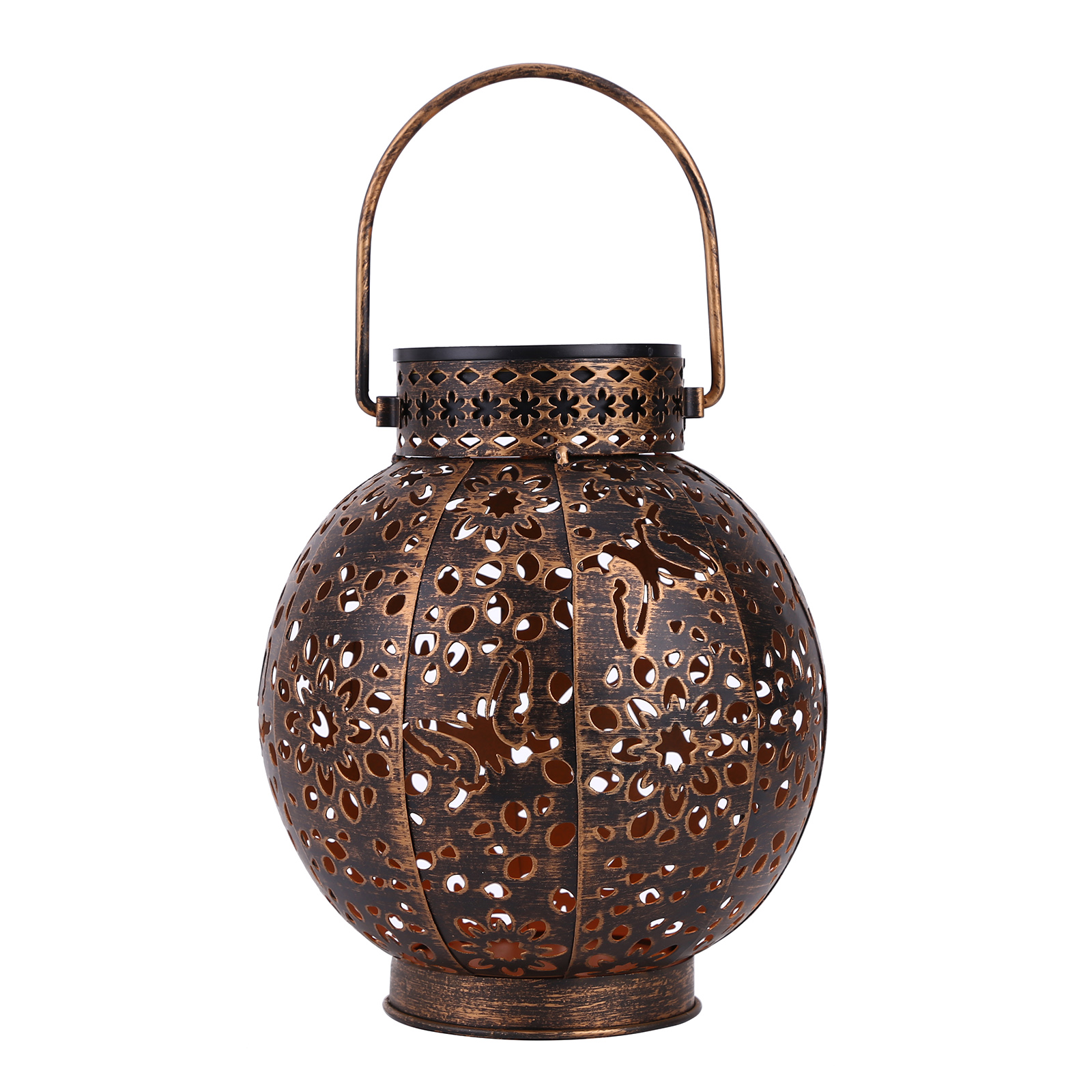 Hollowed Solar Lanterns - Waterproof Hanging Metal Landscape Light (Bronze), 501 Original
Hollowed Solar Lanterns - Waterproof Hanging Metal Landscape Light (Bronze), 501 Original