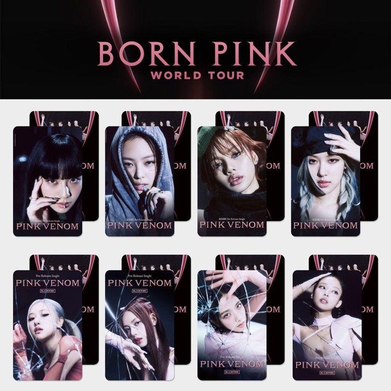 Blackpink Born Pink Photocards (55 Cards) – Kpop Exchange