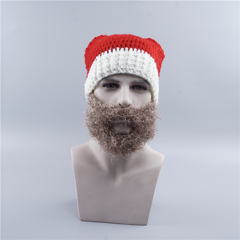 Fashionable Santa Claus Comfortable Warm Knitted Hat - Livereid
