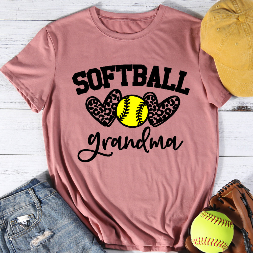 Softball Grandma T-shirt Tee -013370-Guru-buzz