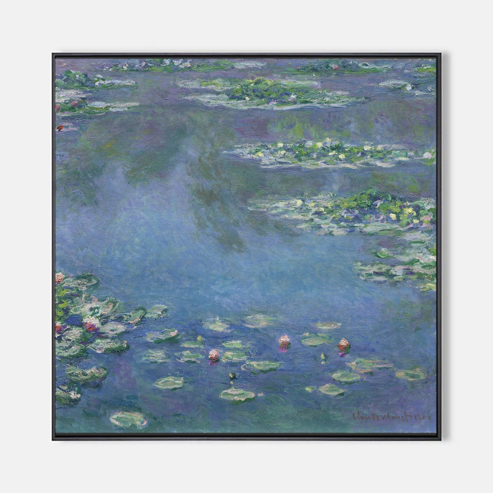 Arabelart Water Lilies by Claude Monet - Famous Art Reproduction