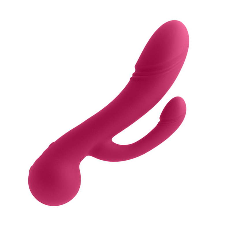 10 Frequency Strong Shock Rabbit Vibrator - Rose Toy
