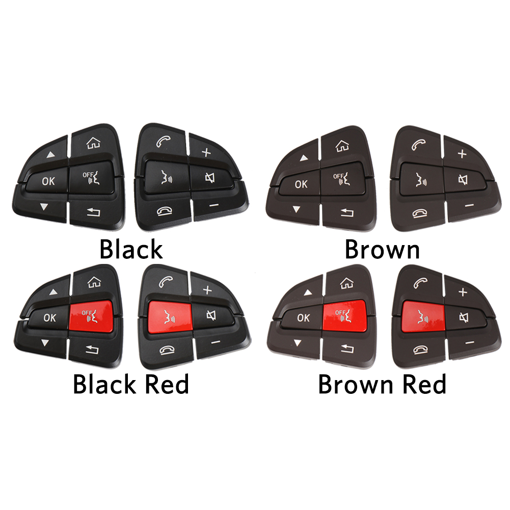 2pcs Car Steering Wheel Buttons for Mercedes C Class W205/GLC Class W253, Black, 501 Original
2pcs Car Steering Wheel Buttons for Mercedes C Class W205/GLC Class W253, Black, 501 Original