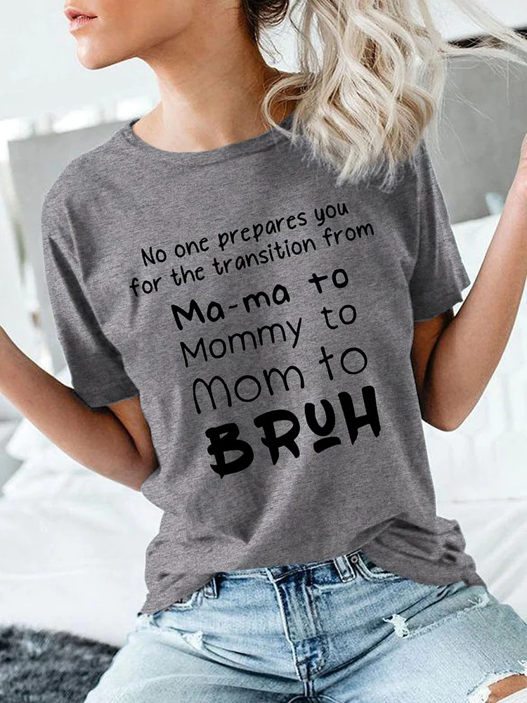 Bestdealfriday Mama To Mommy To Mom To Bruh Tee