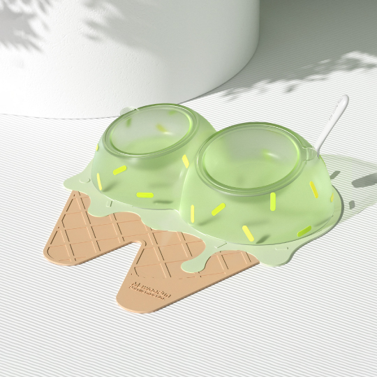 icecream pet bowl Cat Dog Bowls Mewoofun