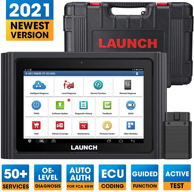LAUNCH X431 PADIII V2.0 OE-Level All System Diagnostic Scanner (Upgraded of X431 V+)