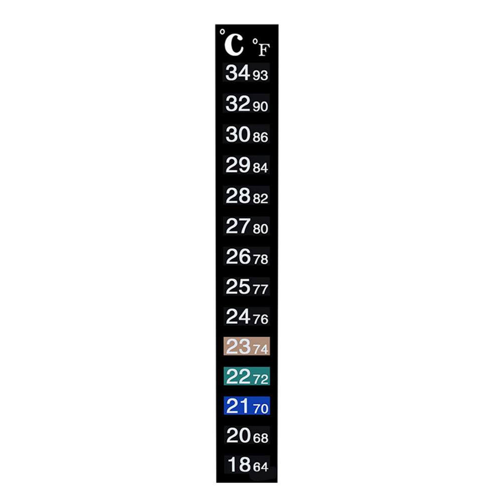 Fish Tank Thermometer Strip Digital LCD Aquarium Temperature Gauge Sticker, 501 Original
Fish Tank Thermometer Strip Digital LCD Aquarium Temperature Gauge Sticker, 501 Original