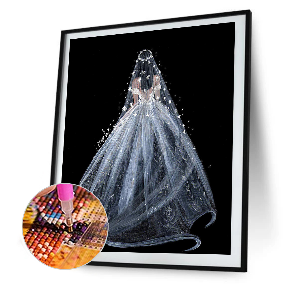 (Multi-Size) Wedding Dress - Round/Square Drill Diamond Painting - 30*40CM, Square diamond 40*50cm, 501 Original
(Multi-Size) Wedding Dress - Round/Square Drill Diamond Painting - 30*40CM, Square diamond 40*50cm, 501 Original